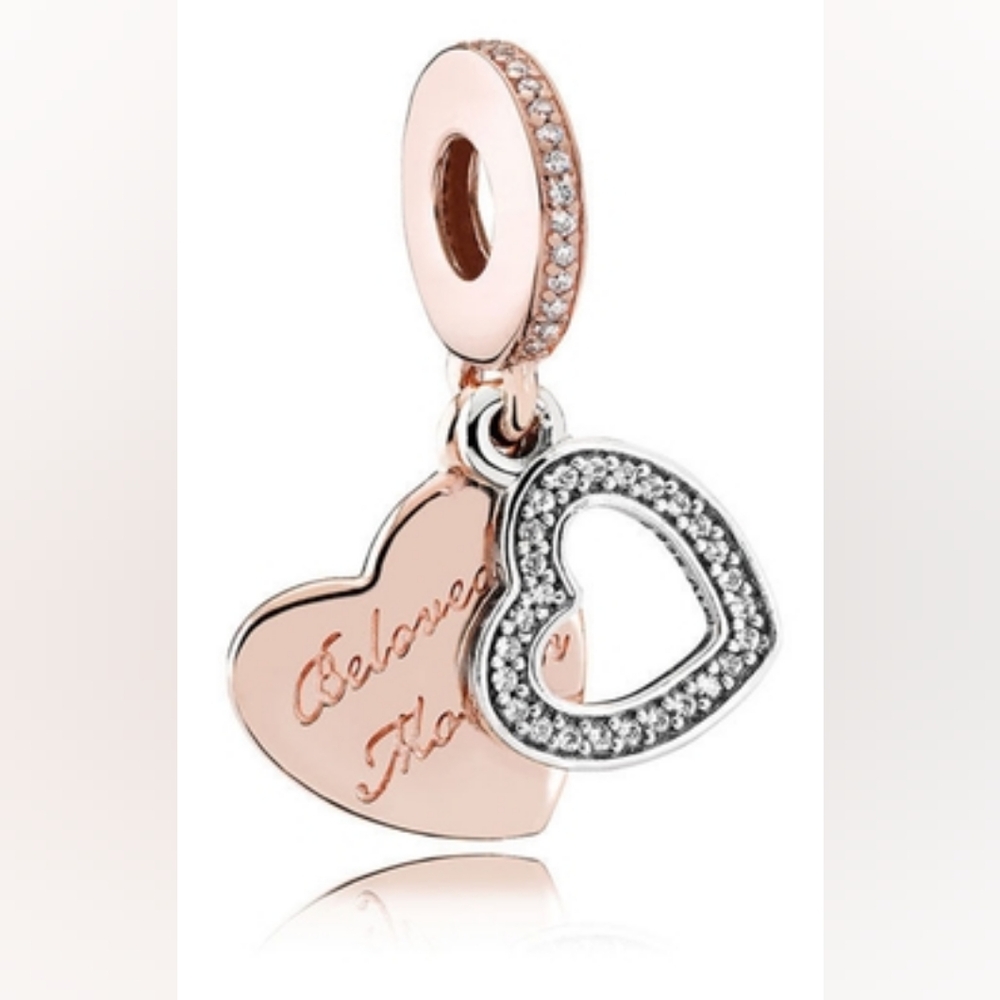 Pandora Beloved Mother double dangle